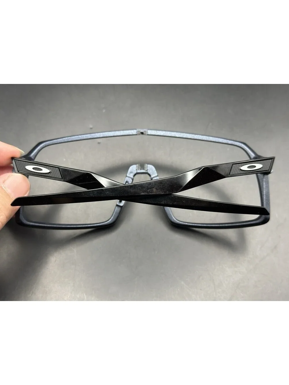 Oakley Sutro Blue Steel/Polished Black Frame (No Icons)